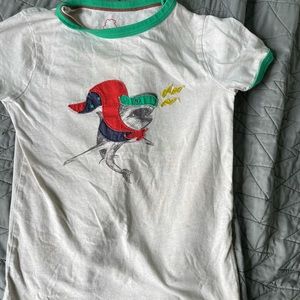 Mini Boden size 6/7 shark shirt
